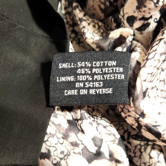 Guess Los Angeles Lightweight Black Trench Coat Size Medium - Picture 11 of 14